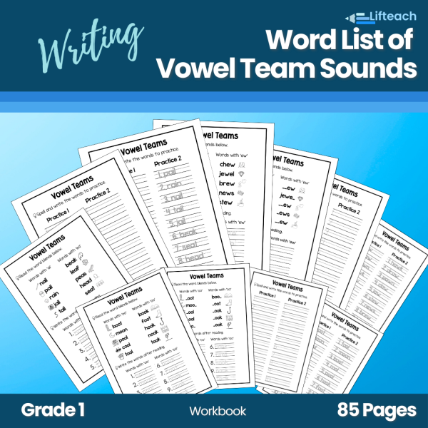 Vowel Team Sounds Word List - Lifteach