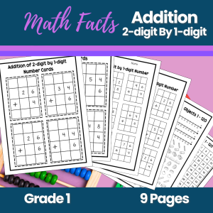 Addition 2-digit by 1-digit