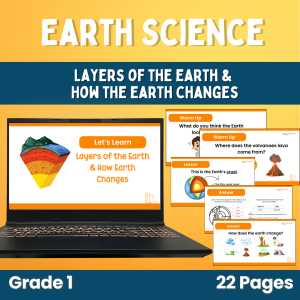 Layers Of The Earth & How Earth Changes Powerpoint Lesson