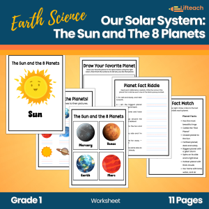 The Sun and Eight Planets Worksheet