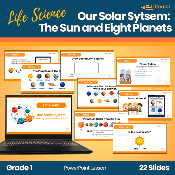 The Sun and The Eight Planets PowerPoint - Lifteach