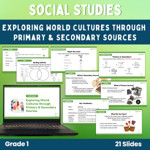 Exploring World Cultures through Primary & Secondary Sources PowerPoint