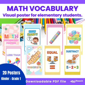 Math Vocabulary Posters