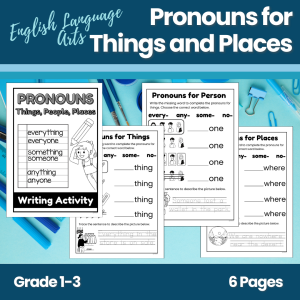 Pronouns for Things, People, and Places