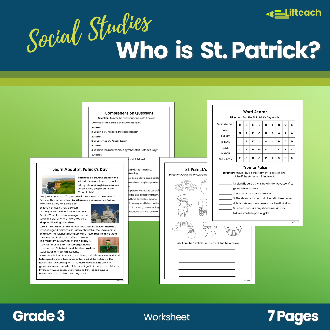 St. Patricks Day Worksheet