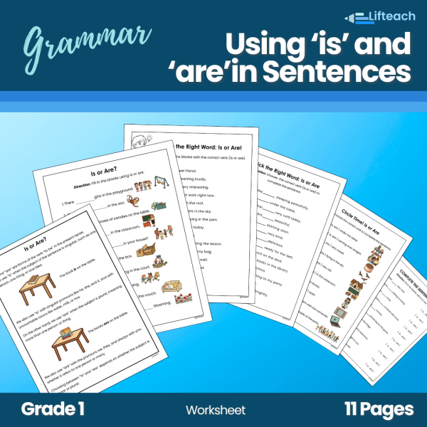Using Is and Are in Sentences - Lifteach